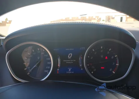 2019 Maserati Ghibli S Granlusso из США, поврежденный, VIN ZAM57YSL9K1312740